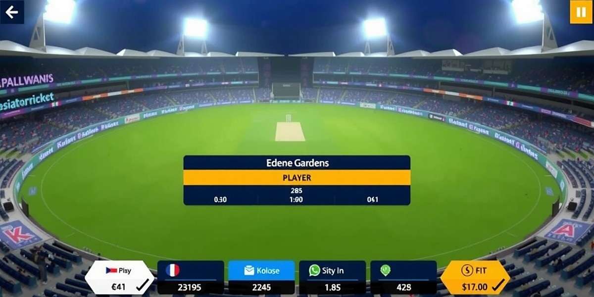 Kolkata Kings Clash Gameplay Screenshot Kolkata Kings Clash gameplay showing a cricket match in progress at Eden Gardens with player selection interface